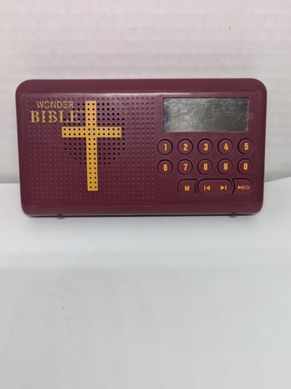Wonder Bible KJV Audio Player No Charger Old New Testaments TESTED